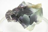 Colorful Cubic Fluorite Crystal with Quartz - Yaogangxian Mine #215791-1